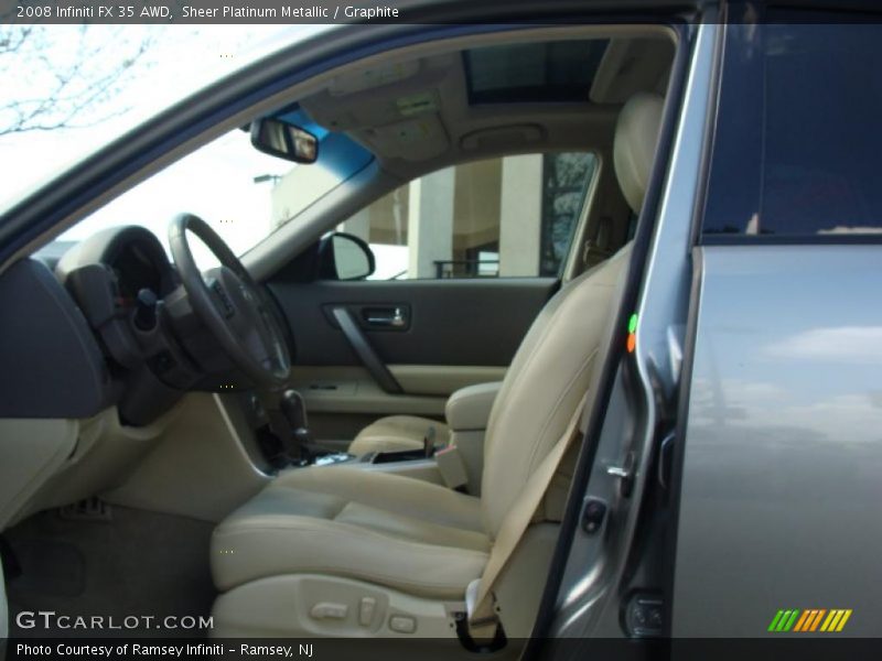 Sheer Platinum Metallic / Graphite 2008 Infiniti FX 35 AWD