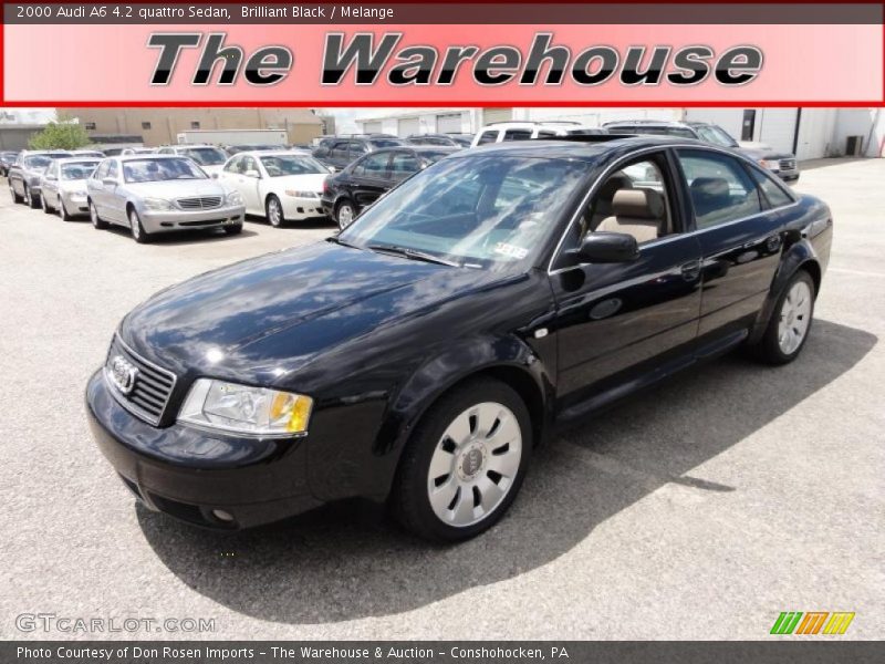 Brilliant Black / Melange 2000 Audi A6 4.2 quattro Sedan