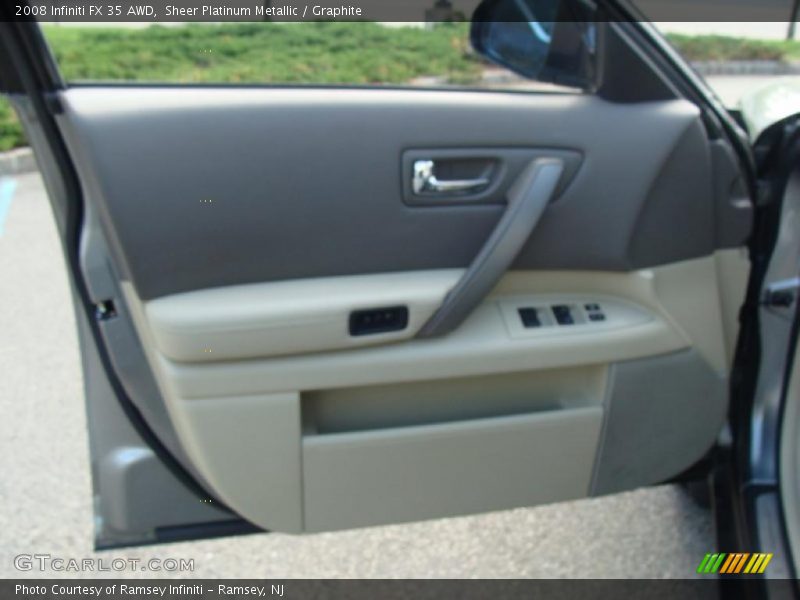 Sheer Platinum Metallic / Graphite 2008 Infiniti FX 35 AWD