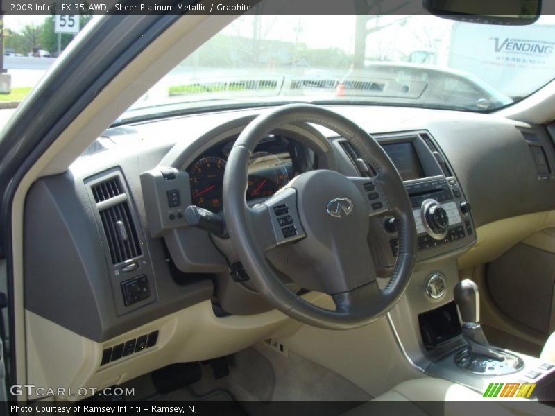 Sheer Platinum Metallic / Graphite 2008 Infiniti FX 35 AWD
