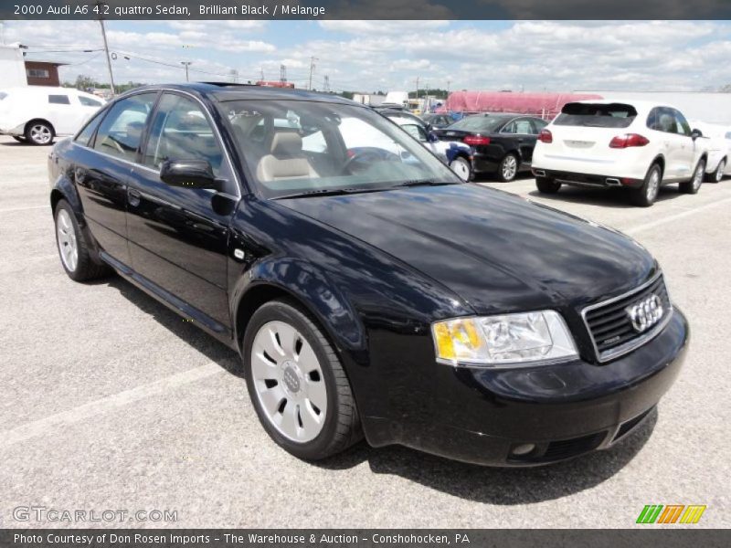 Brilliant Black / Melange 2000 Audi A6 4.2 quattro Sedan