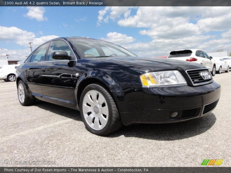 Brilliant Black / Melange 2000 Audi A6 4.2 quattro Sedan