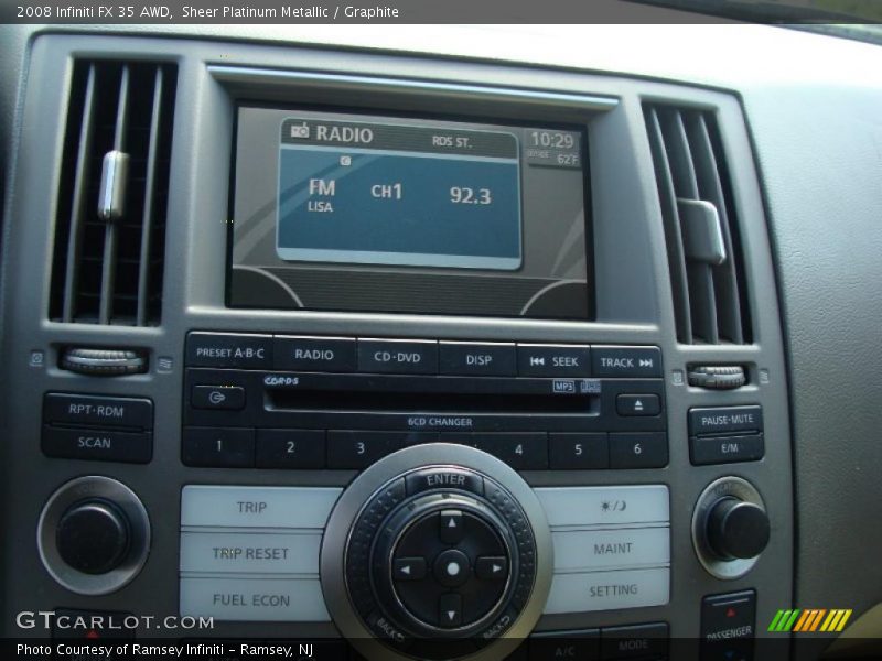 Sheer Platinum Metallic / Graphite 2008 Infiniti FX 35 AWD