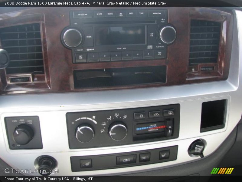 Mineral Gray Metallic / Medium Slate Gray 2008 Dodge Ram 1500 Laramie Mega Cab 4x4