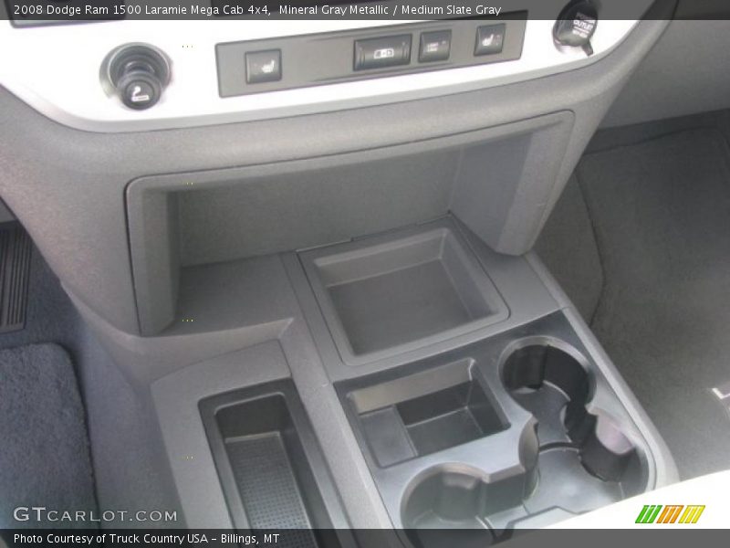 Mineral Gray Metallic / Medium Slate Gray 2008 Dodge Ram 1500 Laramie Mega Cab 4x4