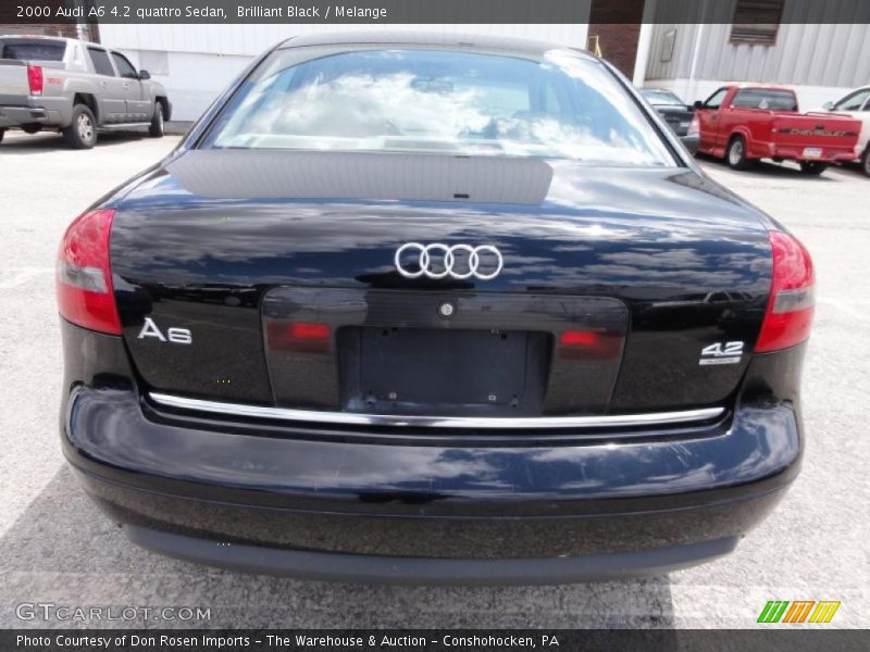 Brilliant Black / Melange 2000 Audi A6 4.2 quattro Sedan