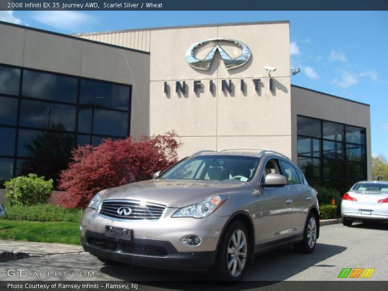 Scarlet Silver / Wheat 2008 Infiniti EX 35 Journey AWD