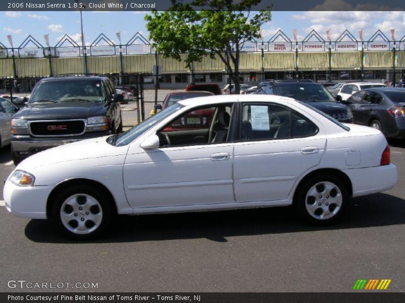 Cloud White / Charcoal 2006 Nissan Sentra 1.8 S
