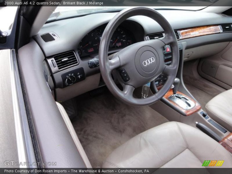 Brilliant Black / Melange 2000 Audi A6 4.2 quattro Sedan