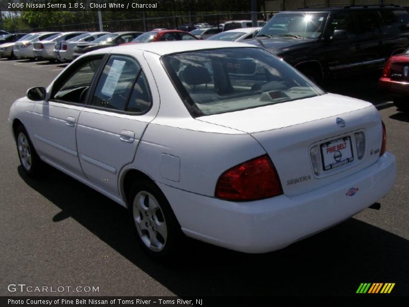 Cloud White / Charcoal 2006 Nissan Sentra 1.8 S