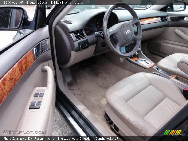 Brilliant Black / Melange 2000 Audi A6 4.2 quattro Sedan