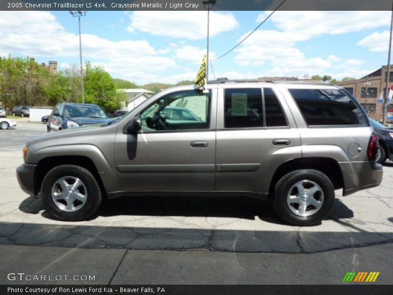 Graystone Metallic / Light Gray 2005 Chevrolet TrailBlazer LS 4x4