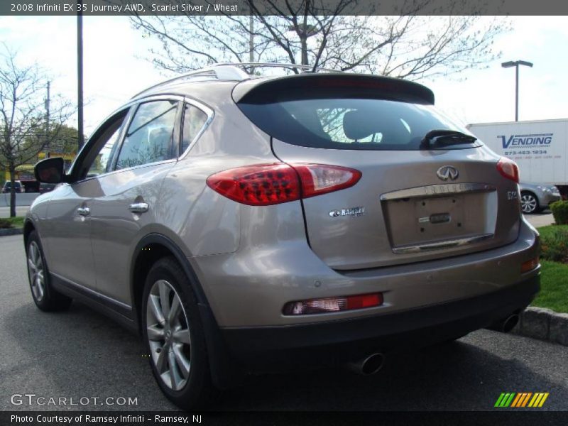 Scarlet Silver / Wheat 2008 Infiniti EX 35 Journey AWD