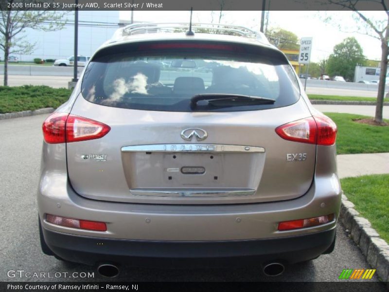 Scarlet Silver / Wheat 2008 Infiniti EX 35 Journey AWD