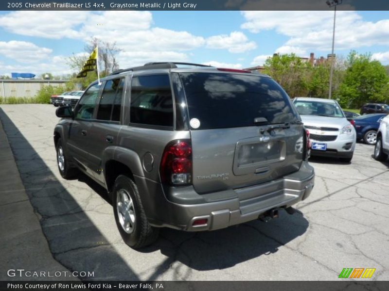 Graystone Metallic / Light Gray 2005 Chevrolet TrailBlazer LS 4x4