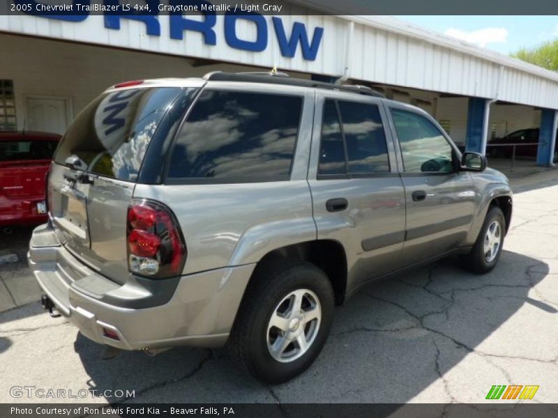 Graystone Metallic / Light Gray 2005 Chevrolet TrailBlazer LS 4x4