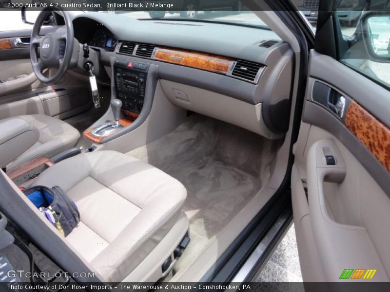Brilliant Black / Melange 2000 Audi A6 4.2 quattro Sedan