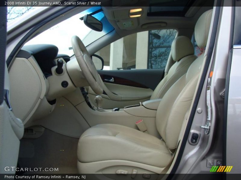 Scarlet Silver / Wheat 2008 Infiniti EX 35 Journey AWD