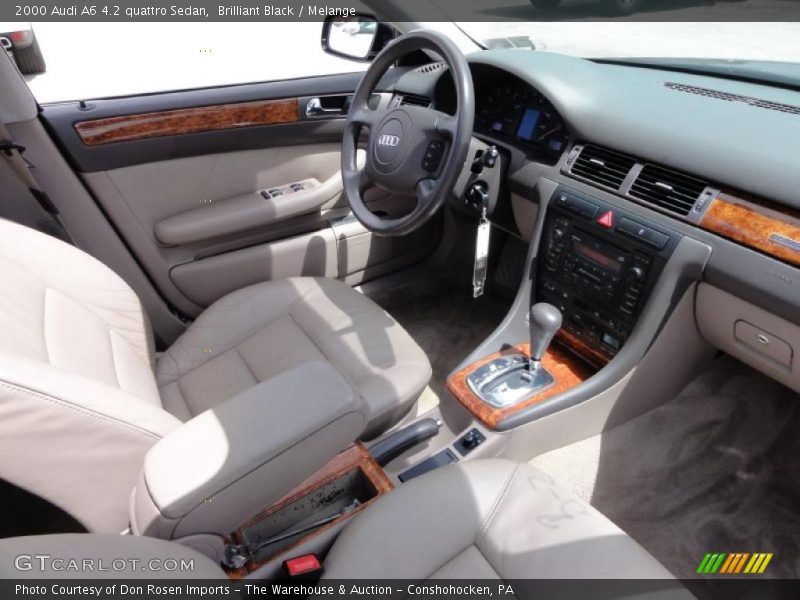 Brilliant Black / Melange 2000 Audi A6 4.2 quattro Sedan