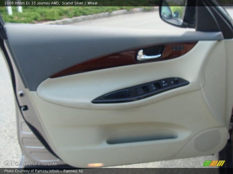 Scarlet Silver / Wheat 2008 Infiniti EX 35 Journey AWD