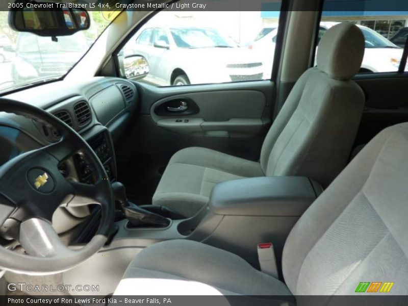 Graystone Metallic / Light Gray 2005 Chevrolet TrailBlazer LS 4x4
