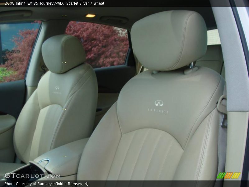 Scarlet Silver / Wheat 2008 Infiniti EX 35 Journey AWD