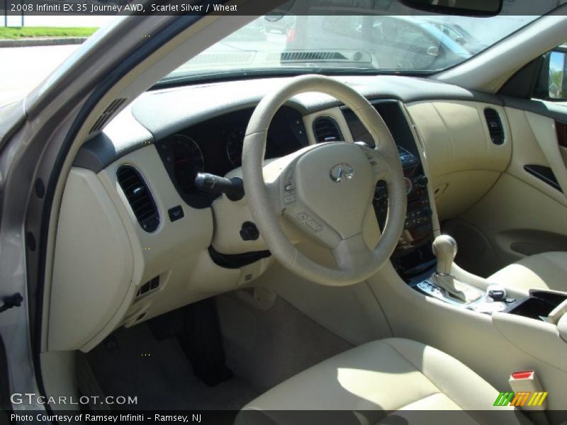 Scarlet Silver / Wheat 2008 Infiniti EX 35 Journey AWD