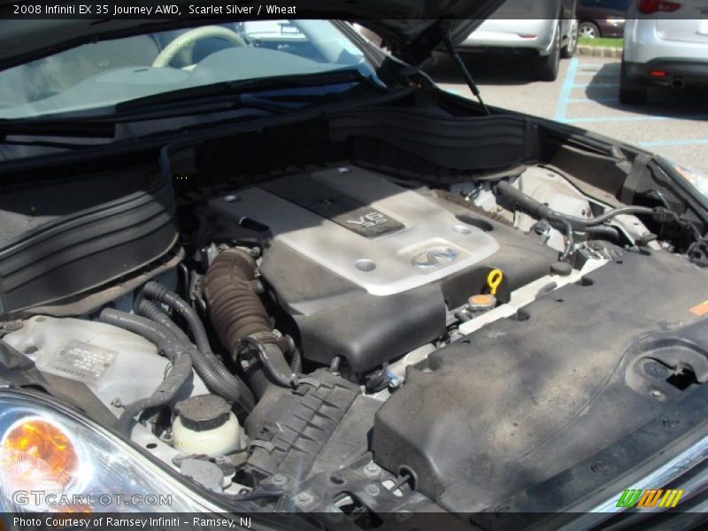 Scarlet Silver / Wheat 2008 Infiniti EX 35 Journey AWD
