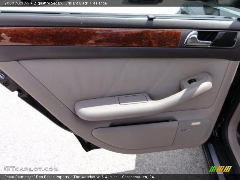 Brilliant Black / Melange 2000 Audi A6 4.2 quattro Sedan