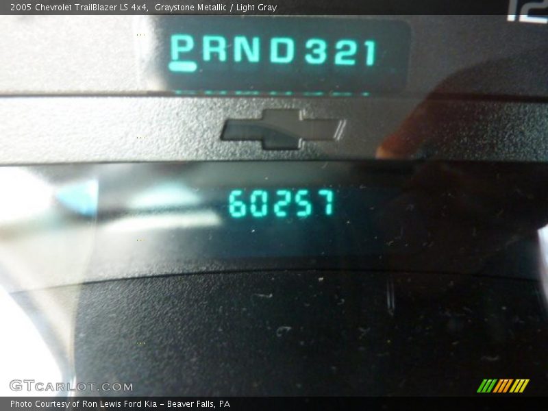 Graystone Metallic / Light Gray 2005 Chevrolet TrailBlazer LS 4x4
