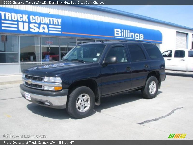 Dark Blue Metallic / Gray/Dark Charcoal 2006 Chevrolet Tahoe LS 4WD
