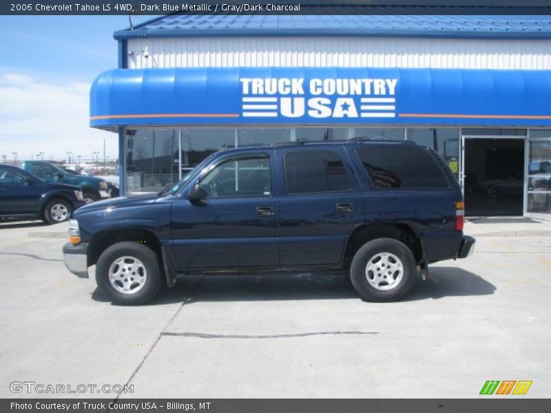 Dark Blue Metallic / Gray/Dark Charcoal 2006 Chevrolet Tahoe LS 4WD