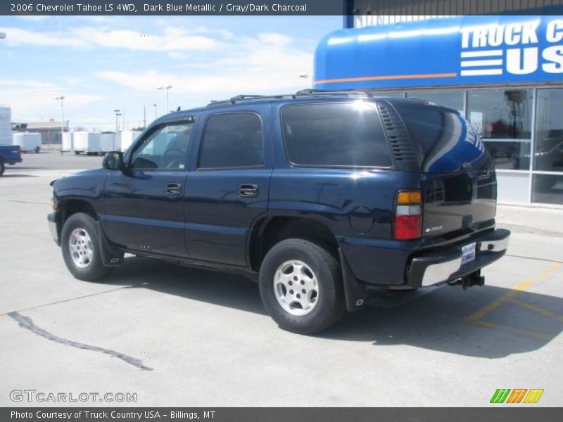 Dark Blue Metallic / Gray/Dark Charcoal 2006 Chevrolet Tahoe LS 4WD