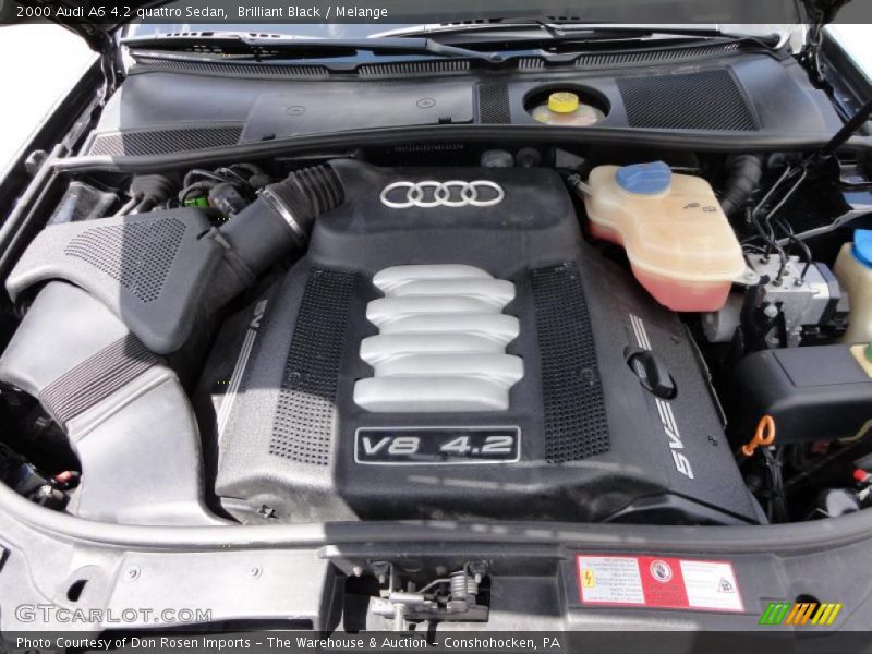  2000 A6 4.2 quattro Sedan Engine - 4.2 Liter DOHC 40-Valve V8