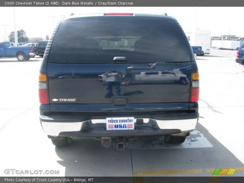 Dark Blue Metallic / Gray/Dark Charcoal 2006 Chevrolet Tahoe LS 4WD