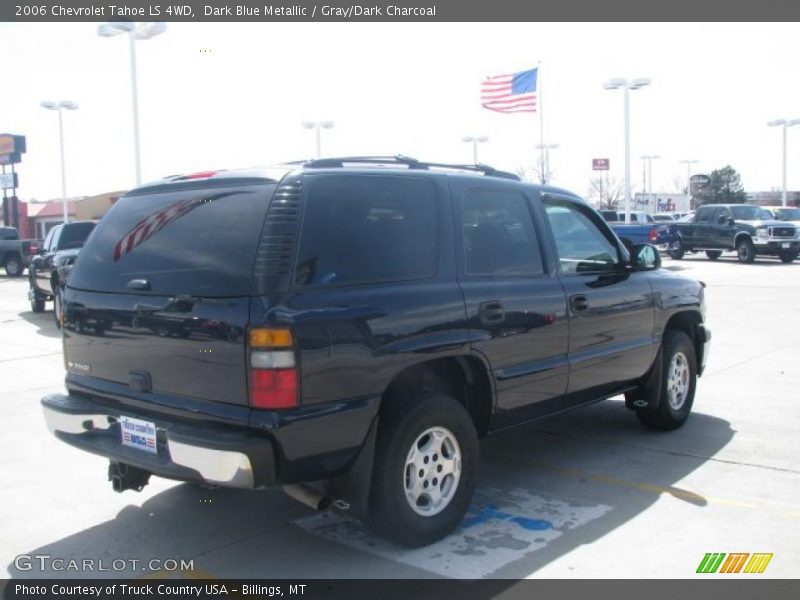 Dark Blue Metallic / Gray/Dark Charcoal 2006 Chevrolet Tahoe LS 4WD
