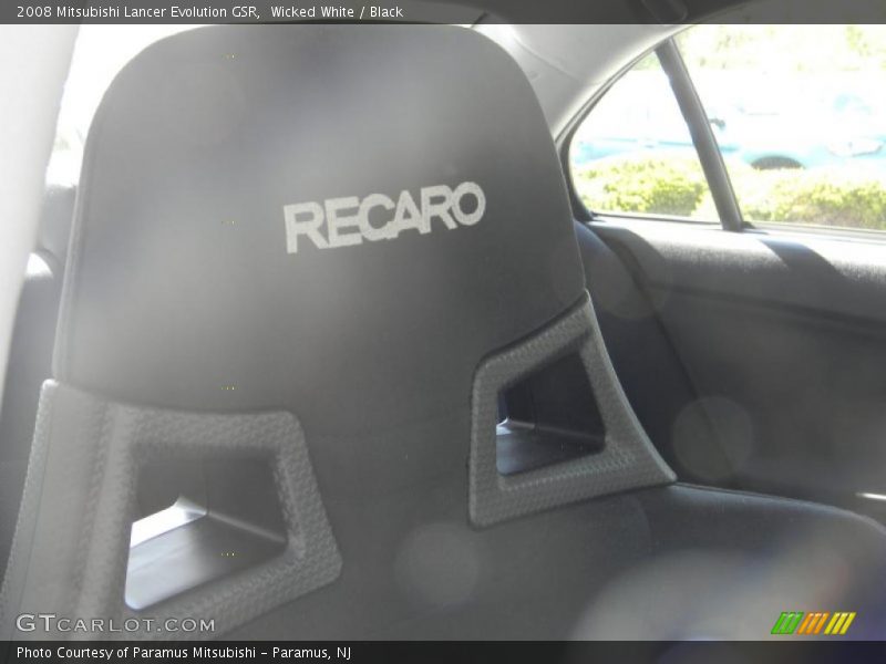  2008 Lancer Evolution GSR Black Interior
