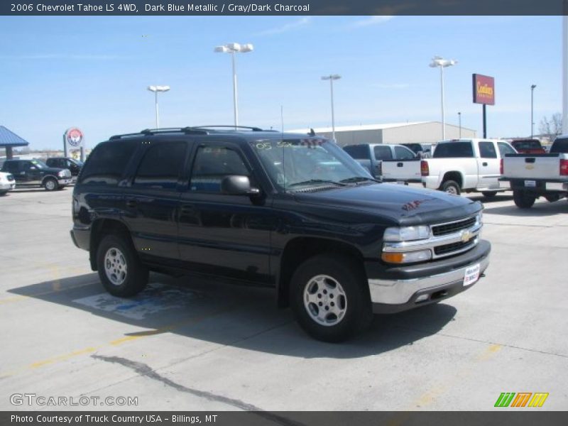 Dark Blue Metallic / Gray/Dark Charcoal 2006 Chevrolet Tahoe LS 4WD