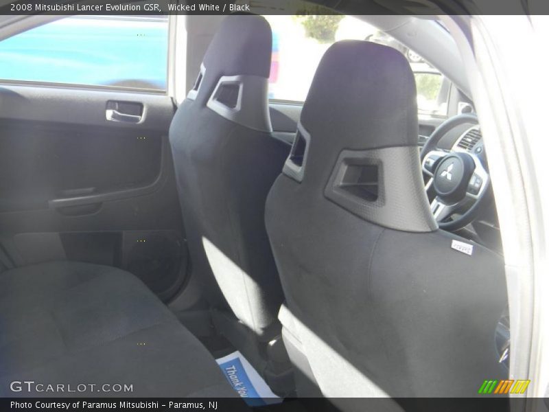  2008 Lancer Evolution GSR Black Interior