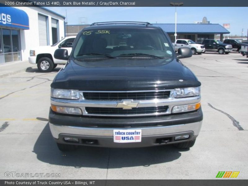 Dark Blue Metallic / Gray/Dark Charcoal 2006 Chevrolet Tahoe LS 4WD