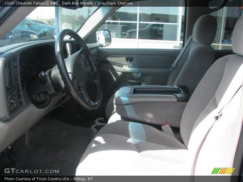 Dark Blue Metallic / Gray/Dark Charcoal 2006 Chevrolet Tahoe LS 4WD