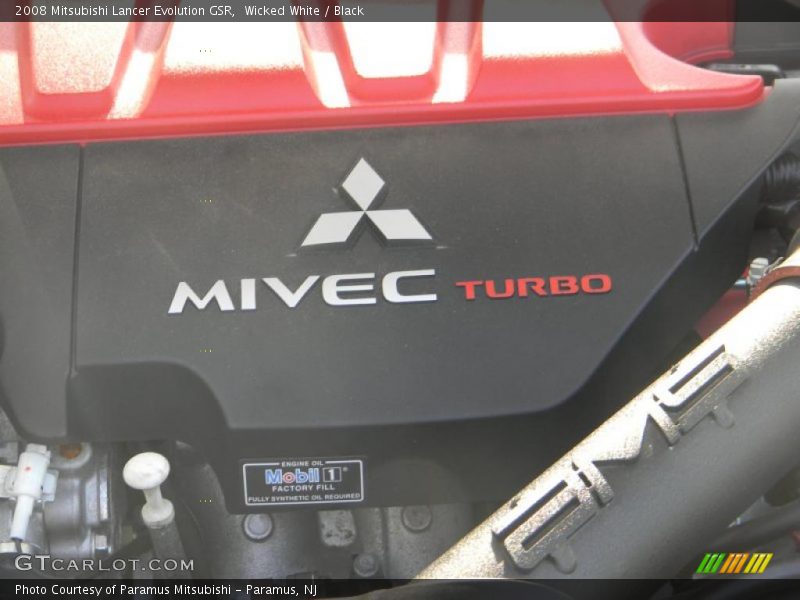  2008 Lancer Evolution GSR Engine - 2.0 Liter Turbocharged DOHC 16-Valve MIVEC 4 Cylinder