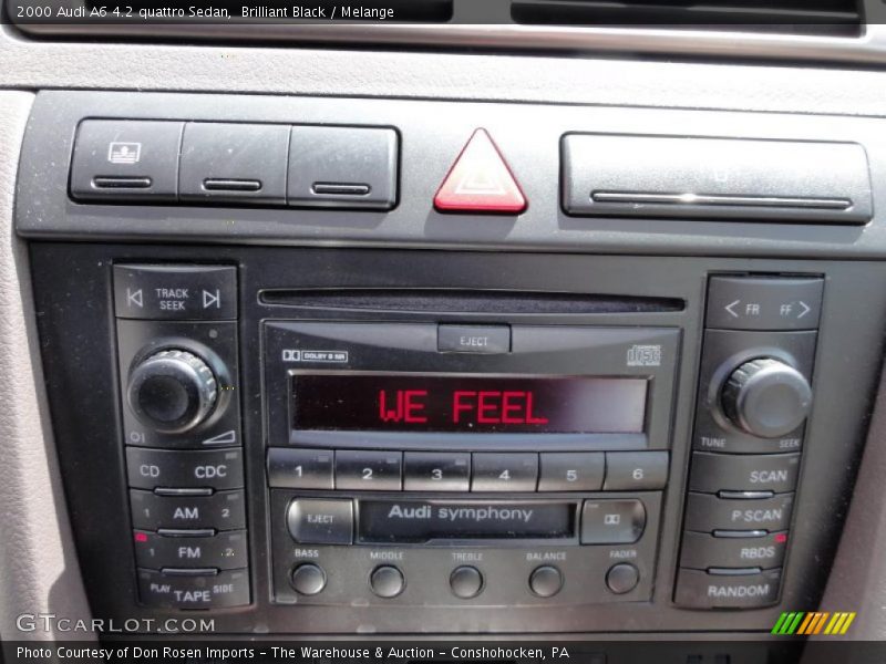 Brilliant Black / Melange 2000 Audi A6 4.2 quattro Sedan