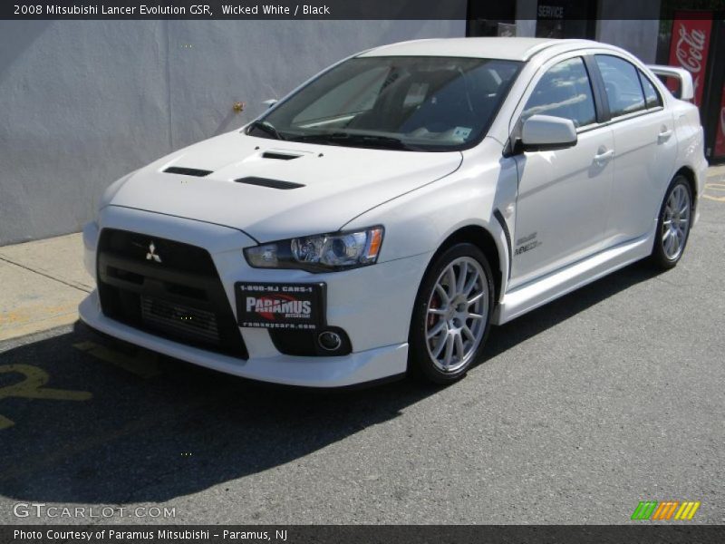  2008 Lancer Evolution GSR Wicked White