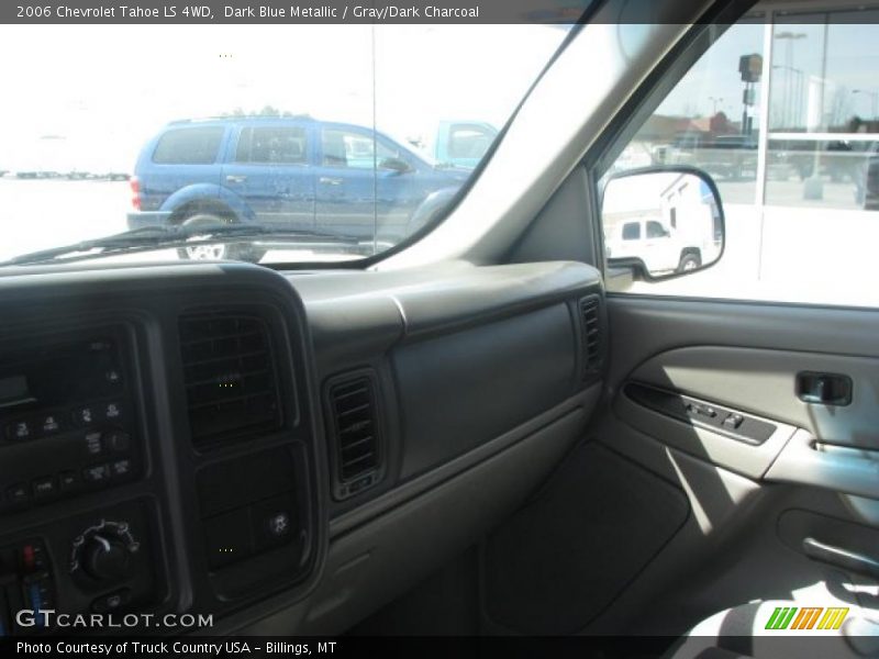 Dark Blue Metallic / Gray/Dark Charcoal 2006 Chevrolet Tahoe LS 4WD