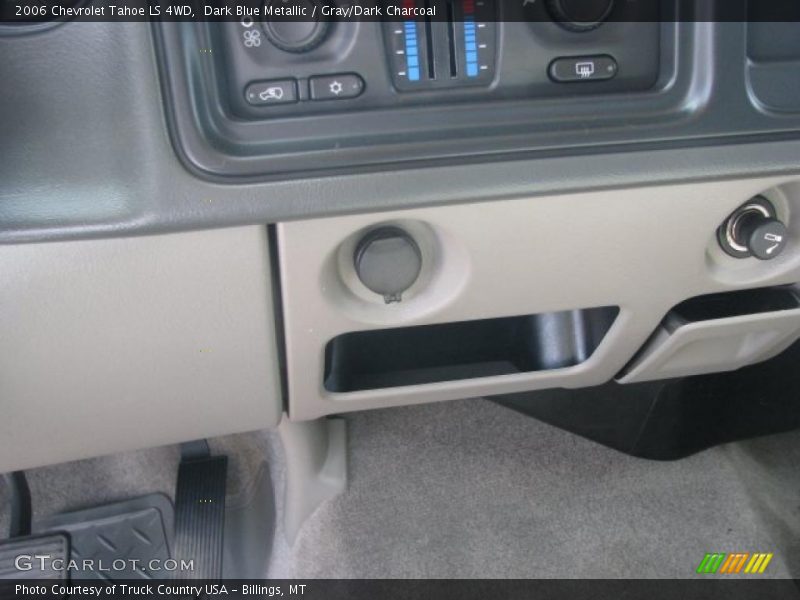 Dark Blue Metallic / Gray/Dark Charcoal 2006 Chevrolet Tahoe LS 4WD