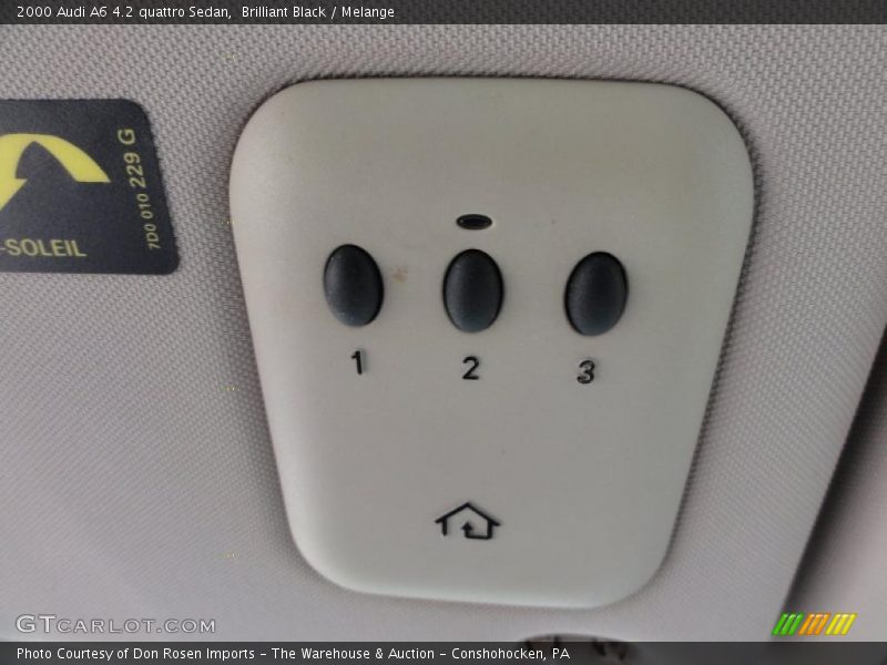 Brilliant Black / Melange 2000 Audi A6 4.2 quattro Sedan