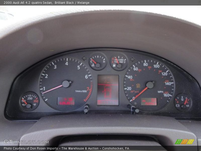 Brilliant Black / Melange 2000 Audi A6 4.2 quattro Sedan