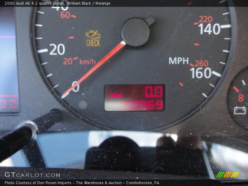 Brilliant Black / Melange 2000 Audi A6 4.2 quattro Sedan