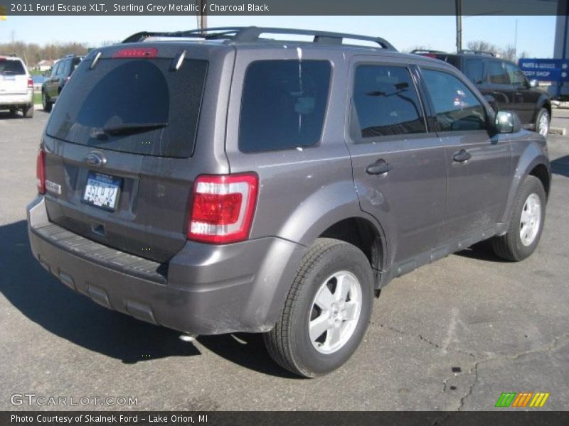 Sterling Grey Metallic / Charcoal Black 2011 Ford Escape XLT